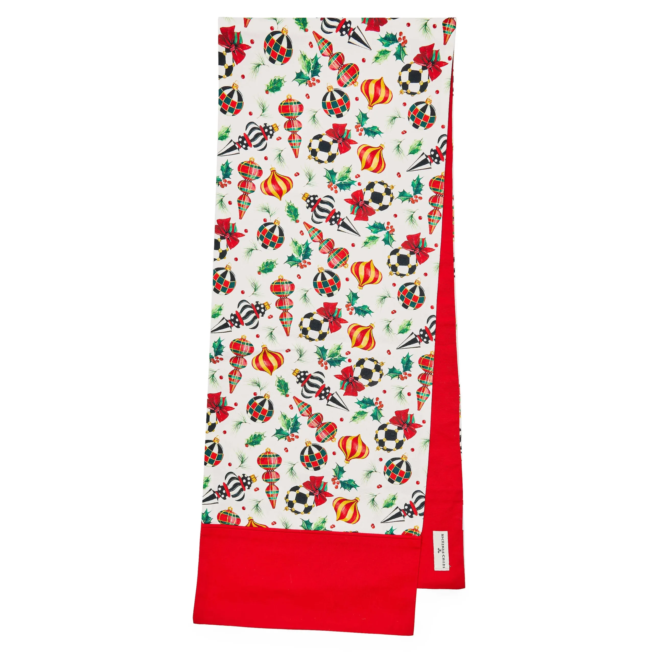 Kitchen & Table Linens|Table Accessories|MacKenzie-Childs Deck the Halls Table Runner