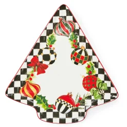 Holiday|Serveware|MacKenzie-Childs Deck the Halls Tree Serving Platter