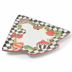 Holiday|Serveware|MacKenzie-Childs Deck the Halls Tree Serving Platter