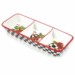 Holiday|Serveware|MacKenzie-Childs Deck the Halls Trio