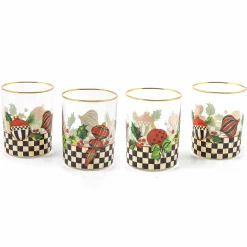 Holiday|Decor Sets|MacKenzie-Childs Deck the Halls Tumblers, Set of 4