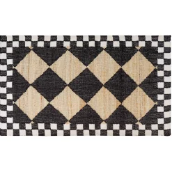 Rugs|MacKenzie-Childs Diamond Jute 3' x 5' Rug