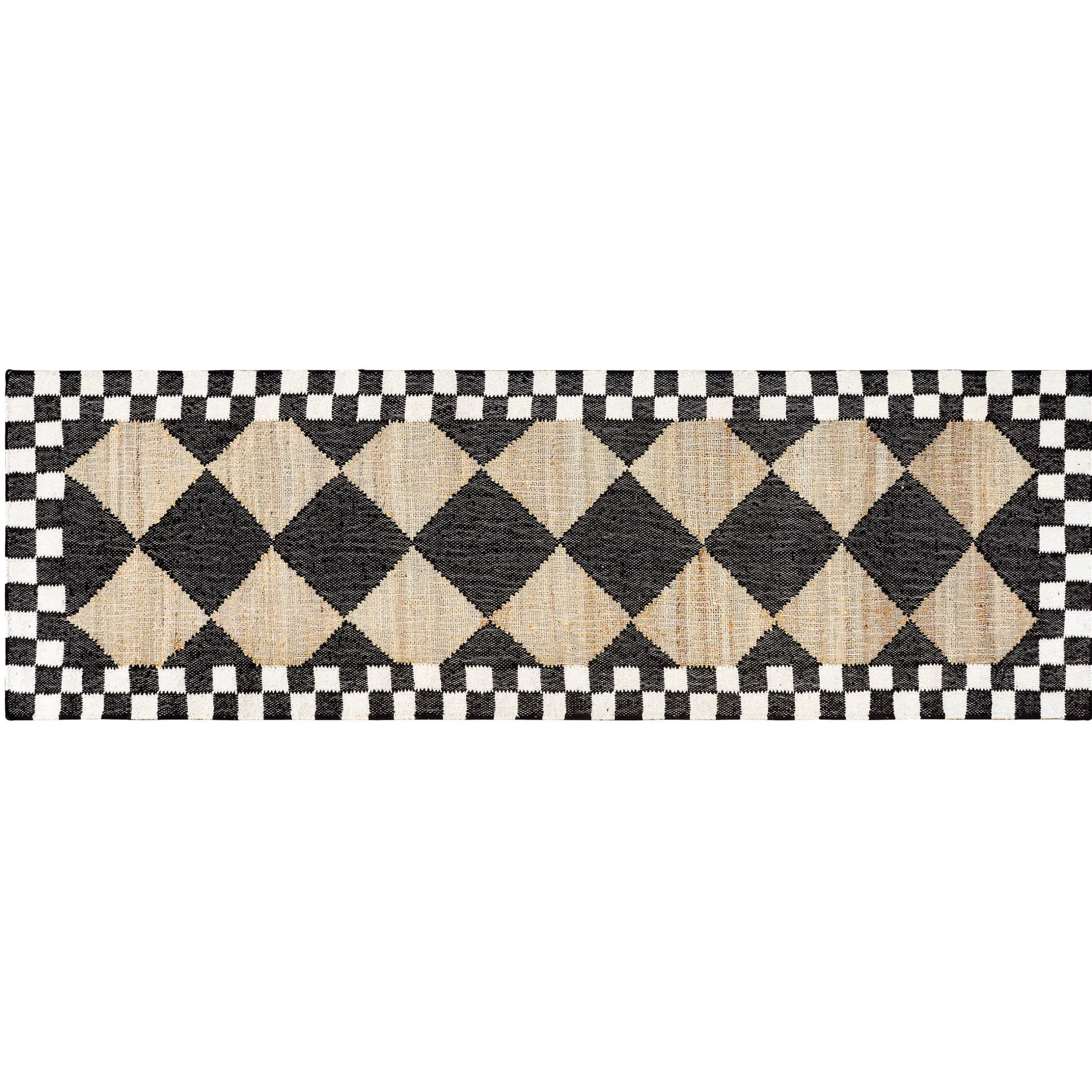 Rugs|MacKenzie-Childs Diamond Jute 2'6 x 8' Runner