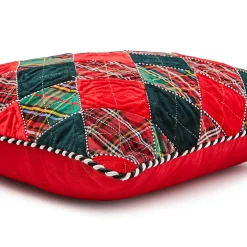 Pillows, Throws, & Cushions|MacKenzie-Childs Diamond Tartan Throw Pillow