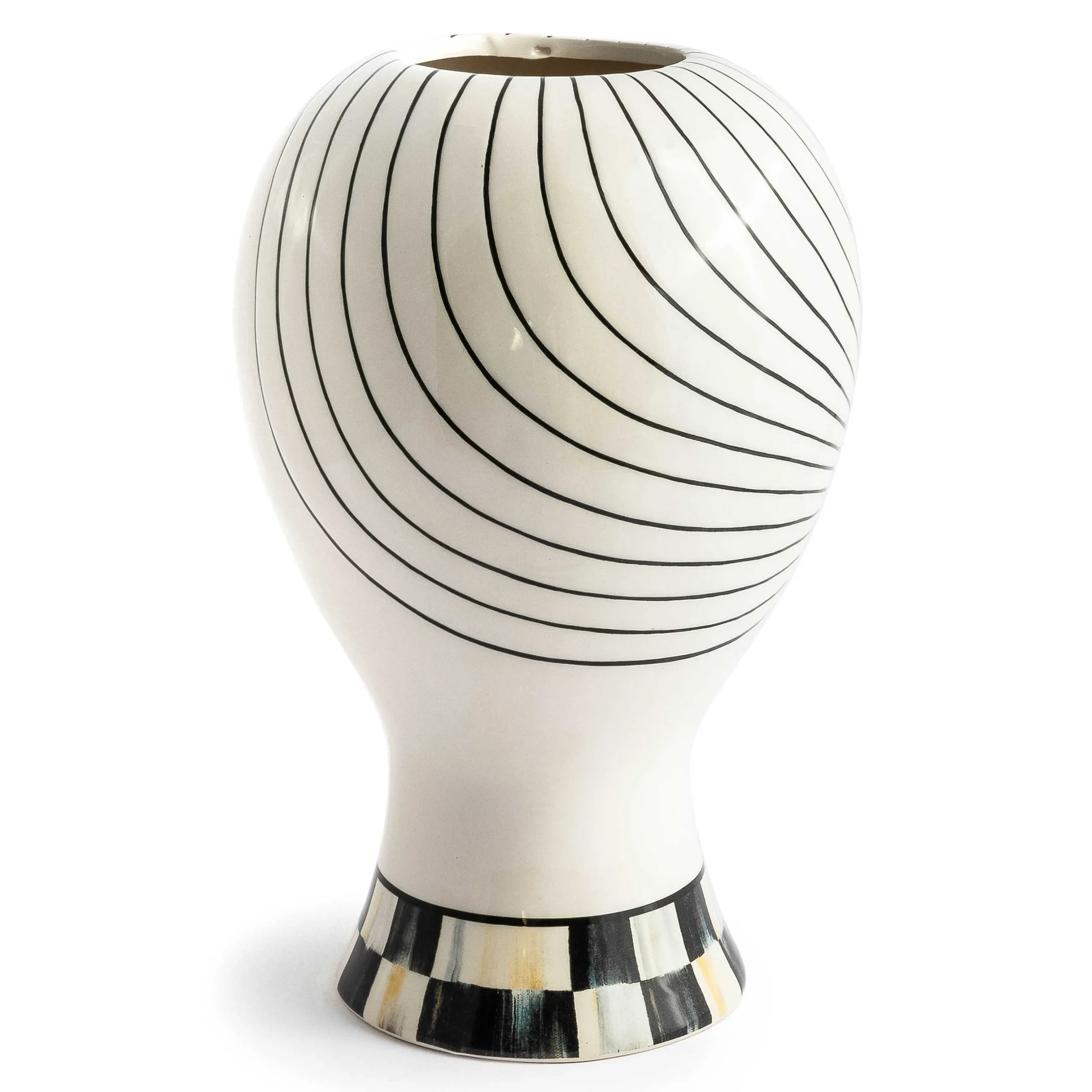 Room Accents|MacKenzie-Childs Doodles Lady Head Vase