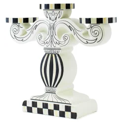 Candles & Fragrances|Room Accents|MacKenzie-Childs Doodles Pillar Candelabra
