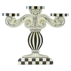 Candles & Fragrances|Room Accents|MacKenzie-Childs Doodles Pillar Candelabra