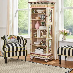 Room Accents|MacKenzie-Childs Dotty Round Desk Clock