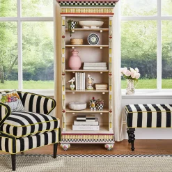 Room Accents|MacKenzie-Childs Dotty Round Desk Clock