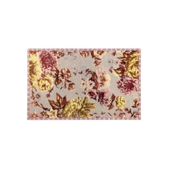Rugs|MacKenzie-Childs Dusty Rose Floral 5' x 8' Rug