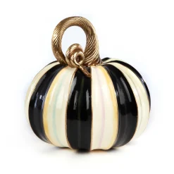 Pumpkins|The Halloween Shop|MacKenzie-Childs Elegant Stripe Large Pumpkin