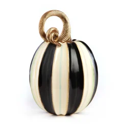 Pumpkins|The Halloween Shop|MacKenzie-Childs Elegant Stripe Tall Pumpkin