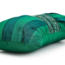 Pillows, Throws, & Cushions|MacKenzie-Childs Emerald Bow Throw Pillow