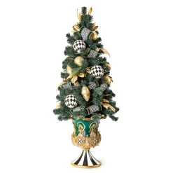 Greenery & Florals|MacKenzie-Childs Emerald Luxe Illuminated Potted Tree