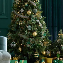 Finishing Touches|MacKenzie-Childs Emerald Luxe Magnolia Clip
