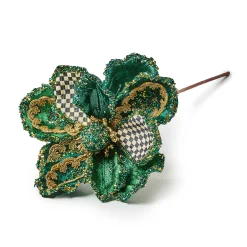 Greenery & Florals|MacKenzie-Childs Emerald Luxe Magnolia Stem