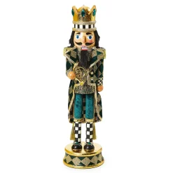 Room Accents|MacKenzie-Childs Emerald Luxe Nutcracker