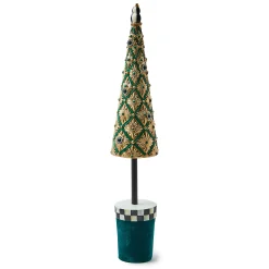Holiday|Room Accents|MacKenzie-Childs Emerald Luxe Small Jeweled Tree
