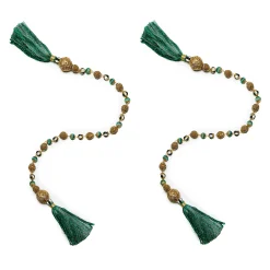 Decor Sets|Room Accents|MacKenzie-Childs Emerald Luxe Swag Tassels, Set of 2