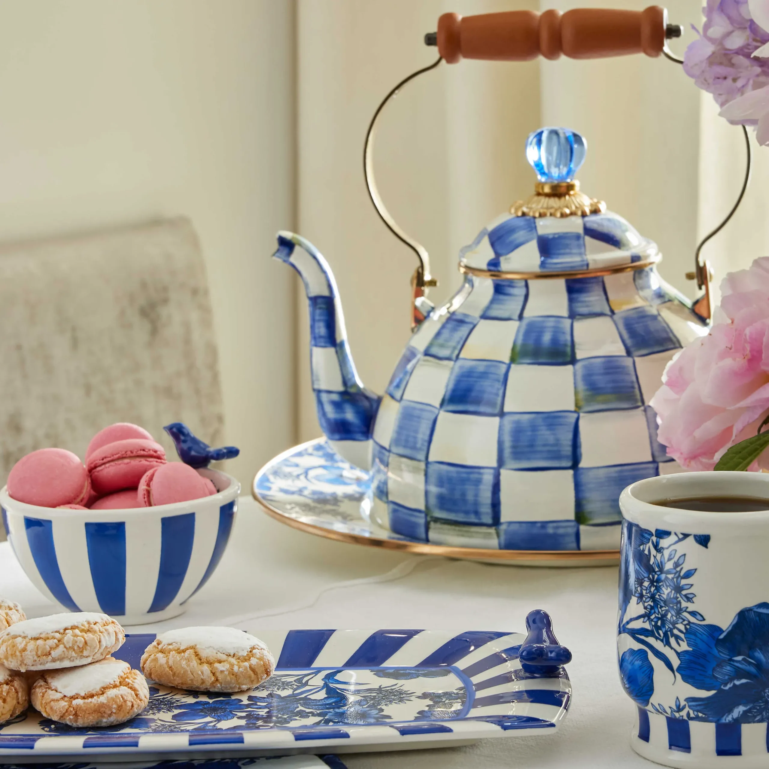 Spring|Serveware|MacKenzie-Childs English Garden Bowl