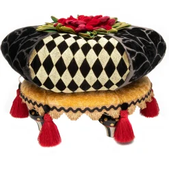 Living Room|MacKenzie-Childs Evenfall Footstool