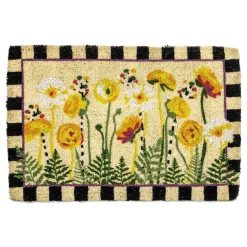Spring|Outdoor|MacKenzie-Childs Everything is Coming Up Daisies Entrance Mat