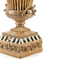 Pumpkins|The Halloween Shop|MacKenzie-Childs Fall On The Farm Stacked Pumpkin Trophy Urn