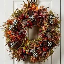 The Fall Shop|Greenery & Florals|MacKenzie-Childs Fall On The Farm Wreath