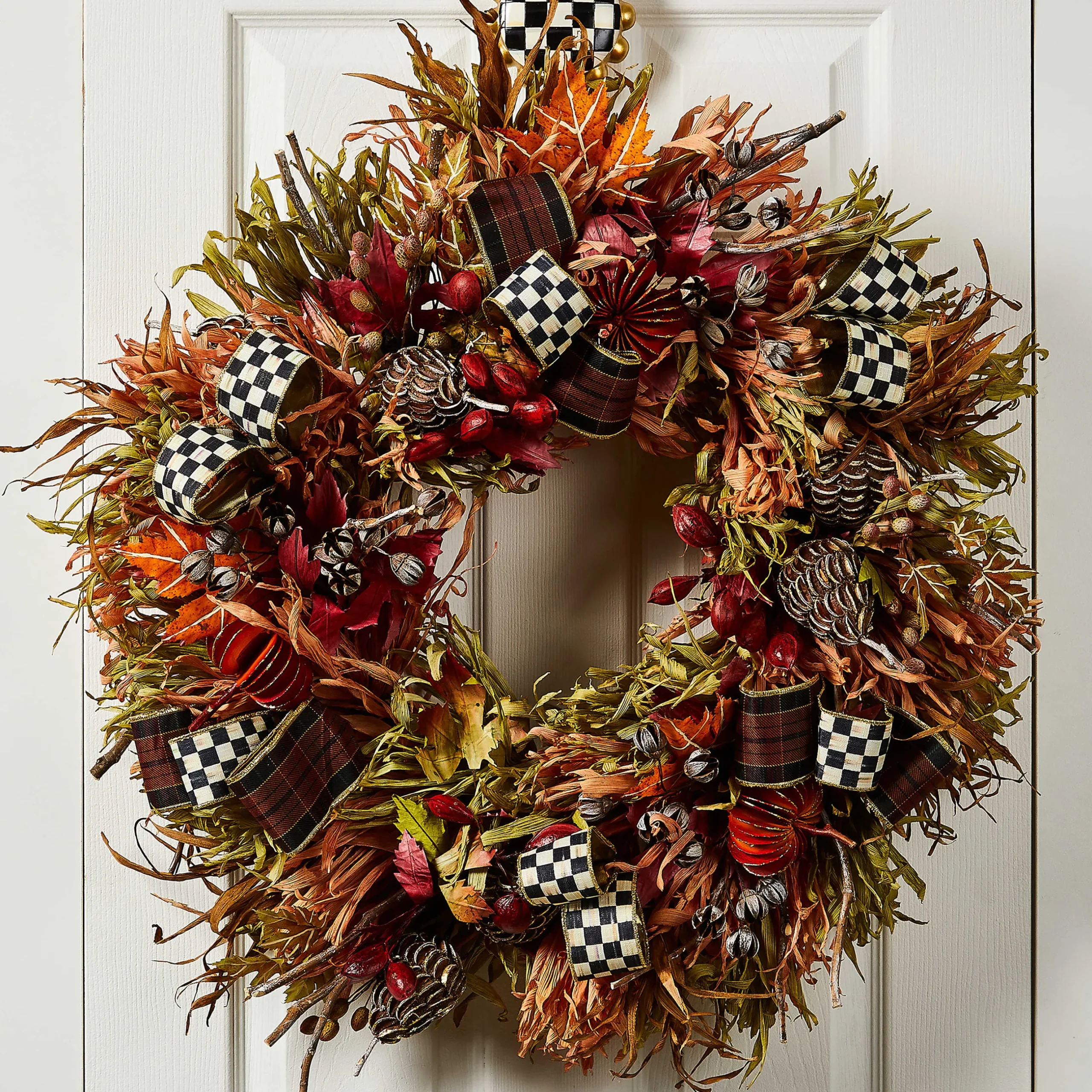 The Fall Shop|Greenery & Florals|MacKenzie-Childs Fall On The Farm Wreath