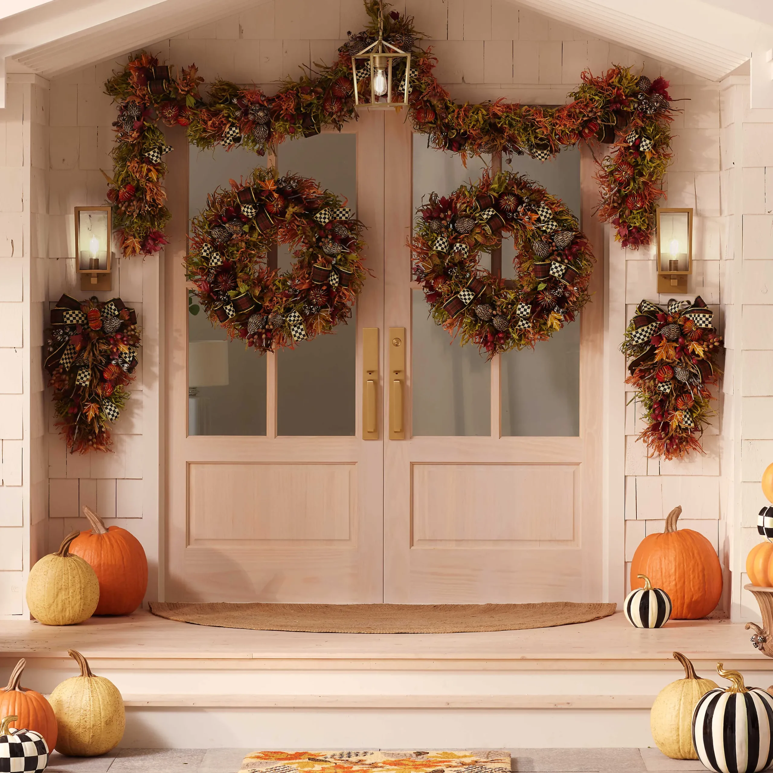The Fall Shop|Greenery & Florals|MacKenzie-Childs Fall On The Farm Wreath