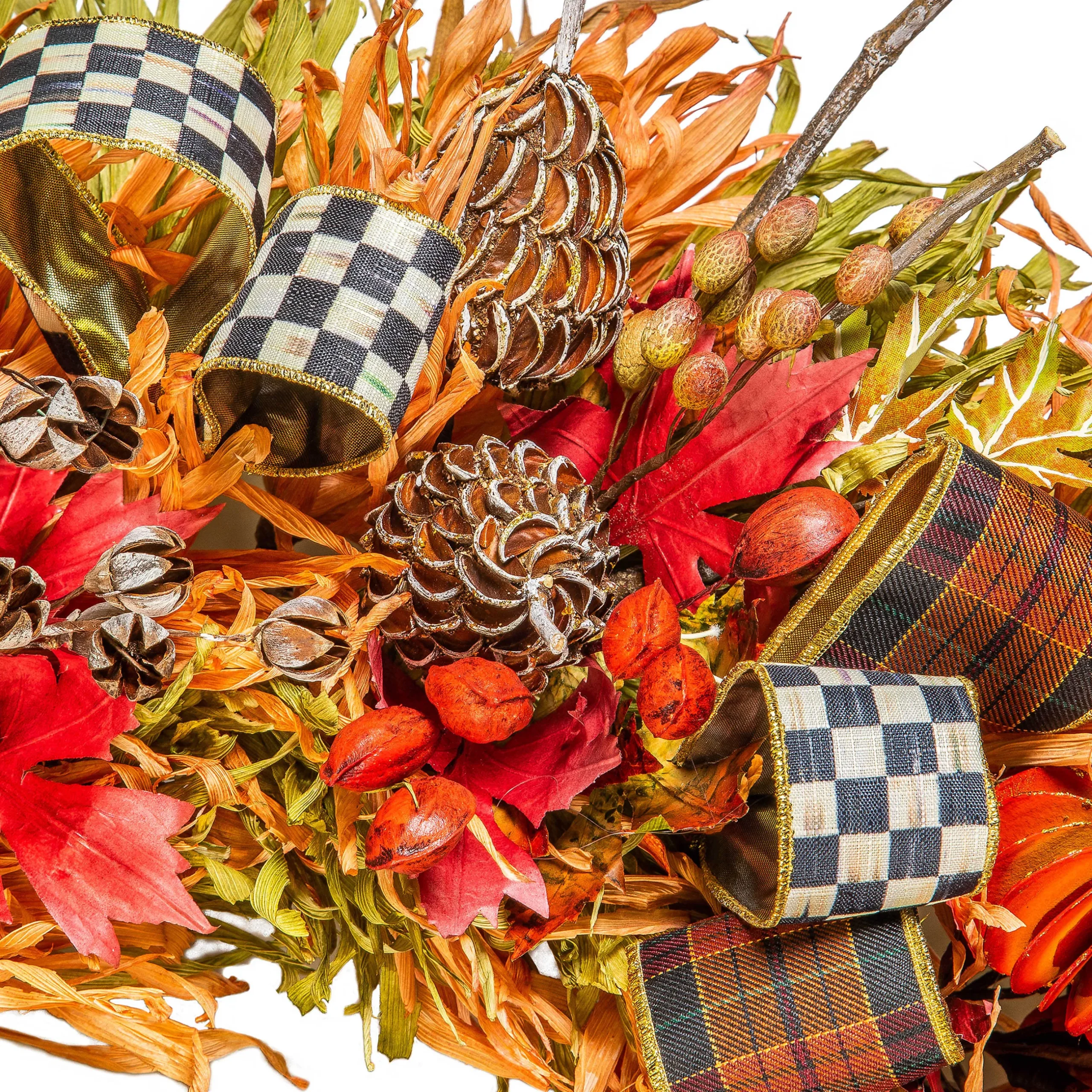 The Fall Shop|Greenery & Florals|MacKenzie-Childs Fall On The Farm Wreath