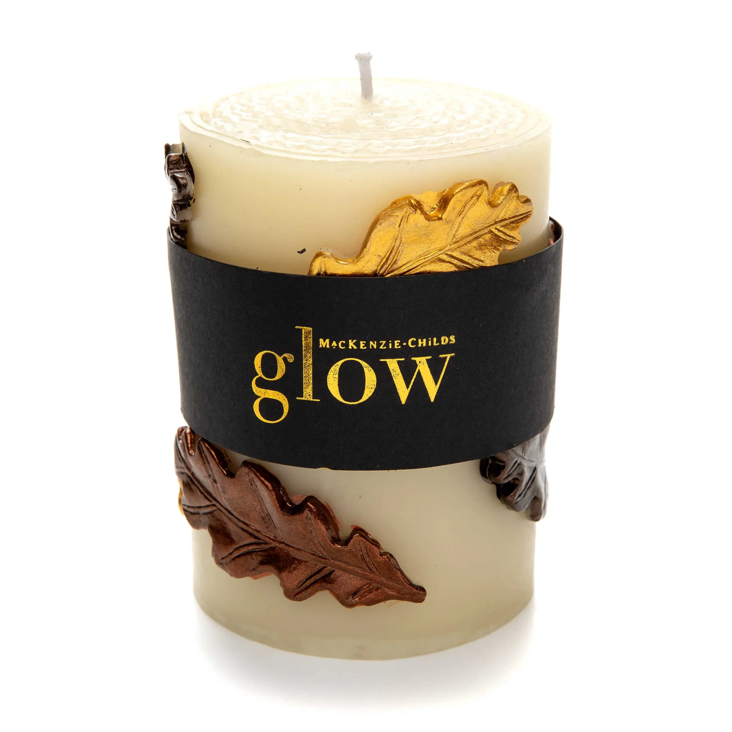 The Fall Shop|Candles & Fragrances|MacKenzie-Childs Falling Leaves 4 Pillar Candle