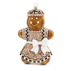 Holiday|MacKenzie-Childs Farmhouse Gingerbread Girl Glass Ornament