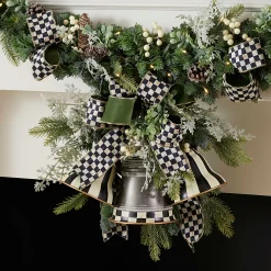 Holiday|Greenery & Florals|MacKenzie-Childs Farmhouse Holiday Bell Swag