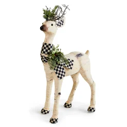 Room Accents|MacKenzie-Childs Farmhouse Holiday Birch Deer Figurine