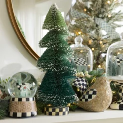 Room Accents|Table Accessories|MacKenzie-Childs Farmhouse Holiday Bottle Brush Trees - Set of 3