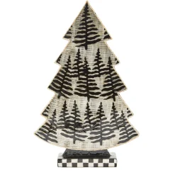 Room Accents|MacKenzie-Childs Farmhouse Holiday Capiz Forest Tree