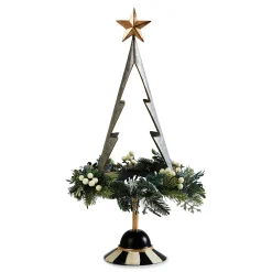 Greenery & Florals|Room Accents|MacKenzie-Childs Farmhouse Holiday Galvanized Tabletop Tree