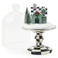 Room Accents|MacKenzie-Childs Farmhouse Holiday House Cloche