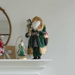 Holiday|Room Accents|MacKenzie-Childs Farmhouse Holiday Santa with Staff