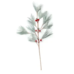Greenery & Florals|MacKenzie-Childs Farmhouse Holiday Spruce Spray Stem