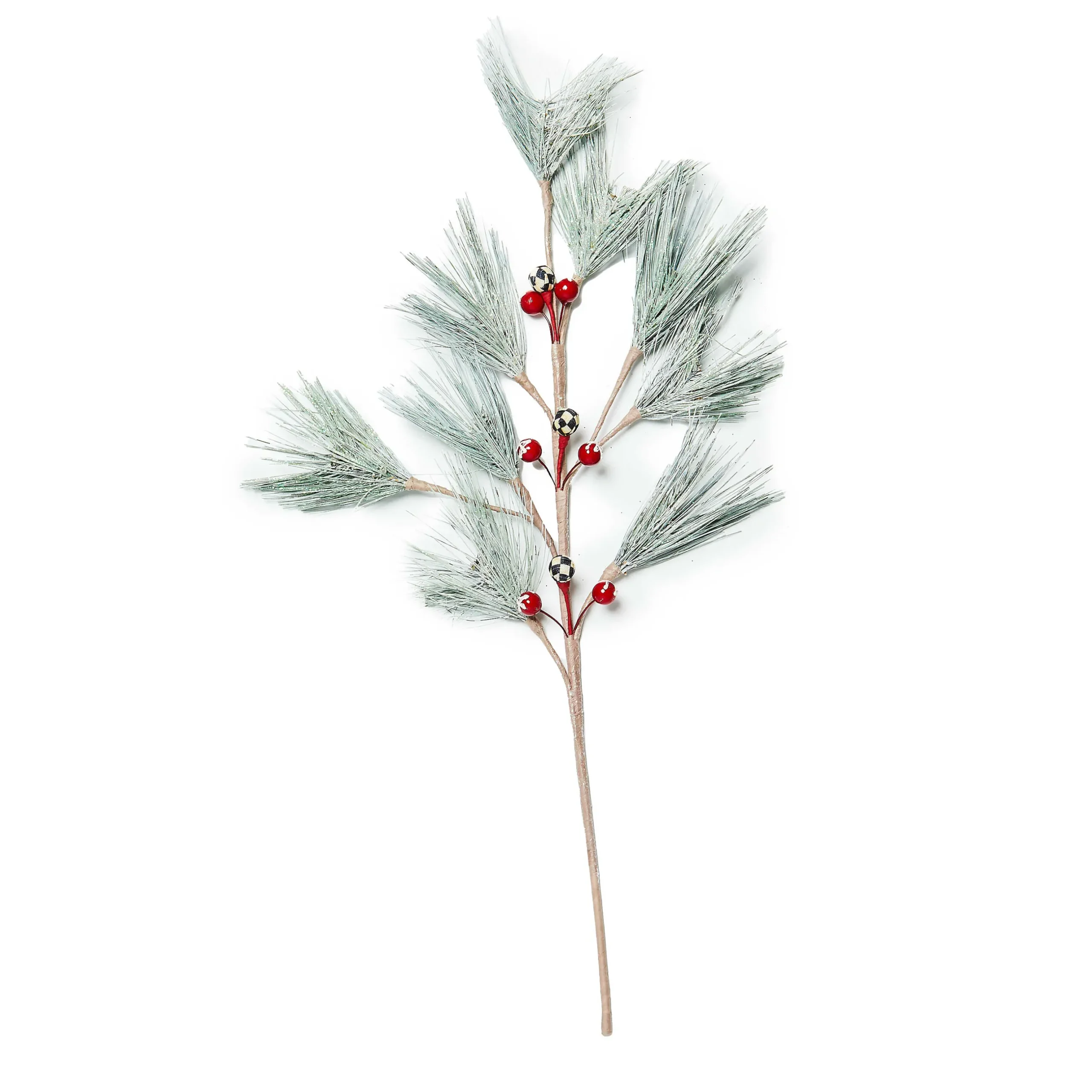 Greenery & Florals|MacKenzie-Childs Farmhouse Holiday Spruce Spray Stem