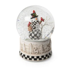 Holiday|Room Accents|MacKenzie-Childs Farmhouse Snowman Snow Globe