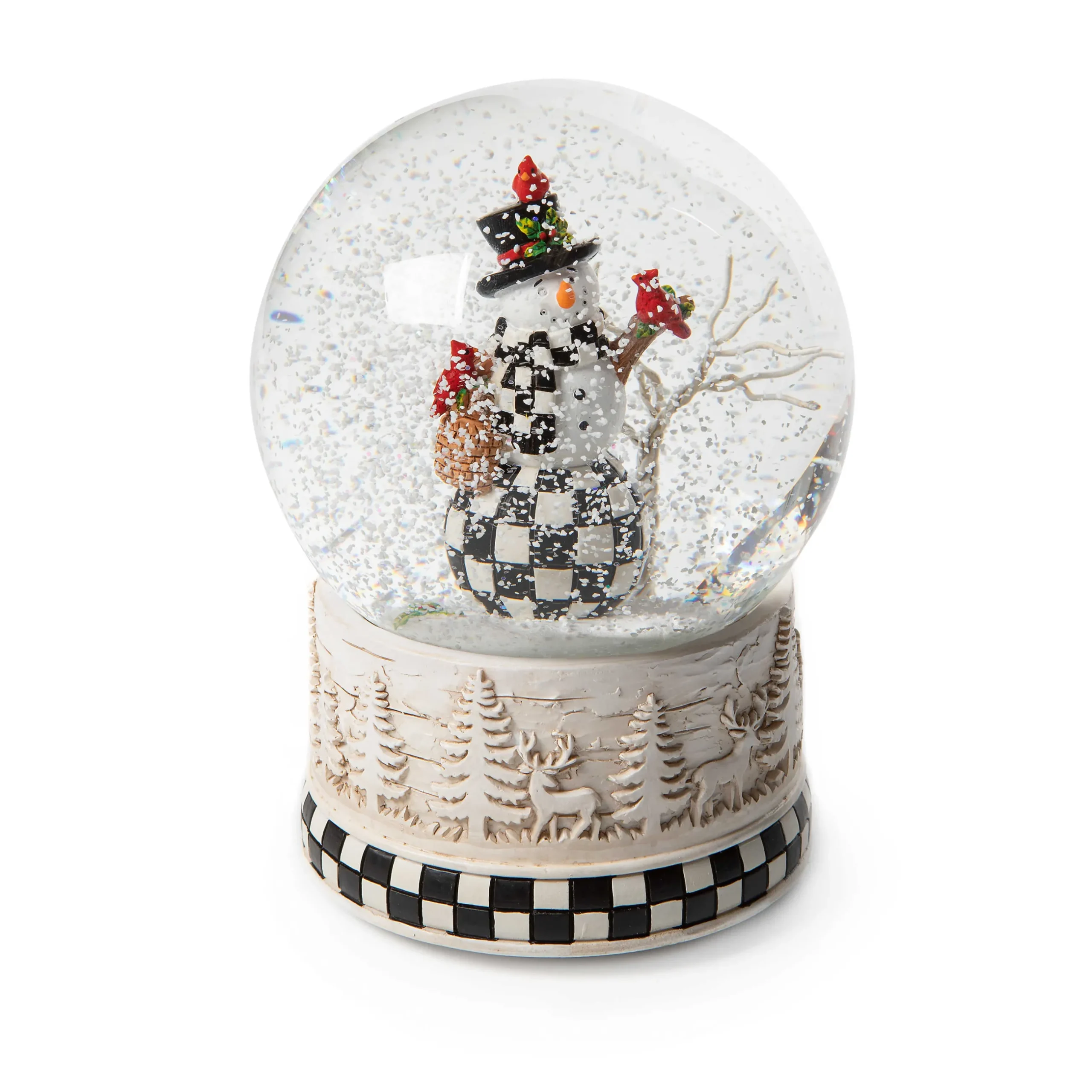 Holiday|Room Accents|MacKenzie-Childs Farmhouse Snowman Snow Globe