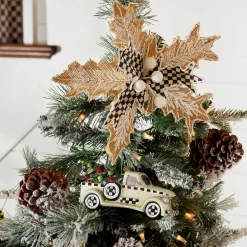 Holiday|MacKenzie-Childs Farmhouse Special Delivery Truck Glass Ornament