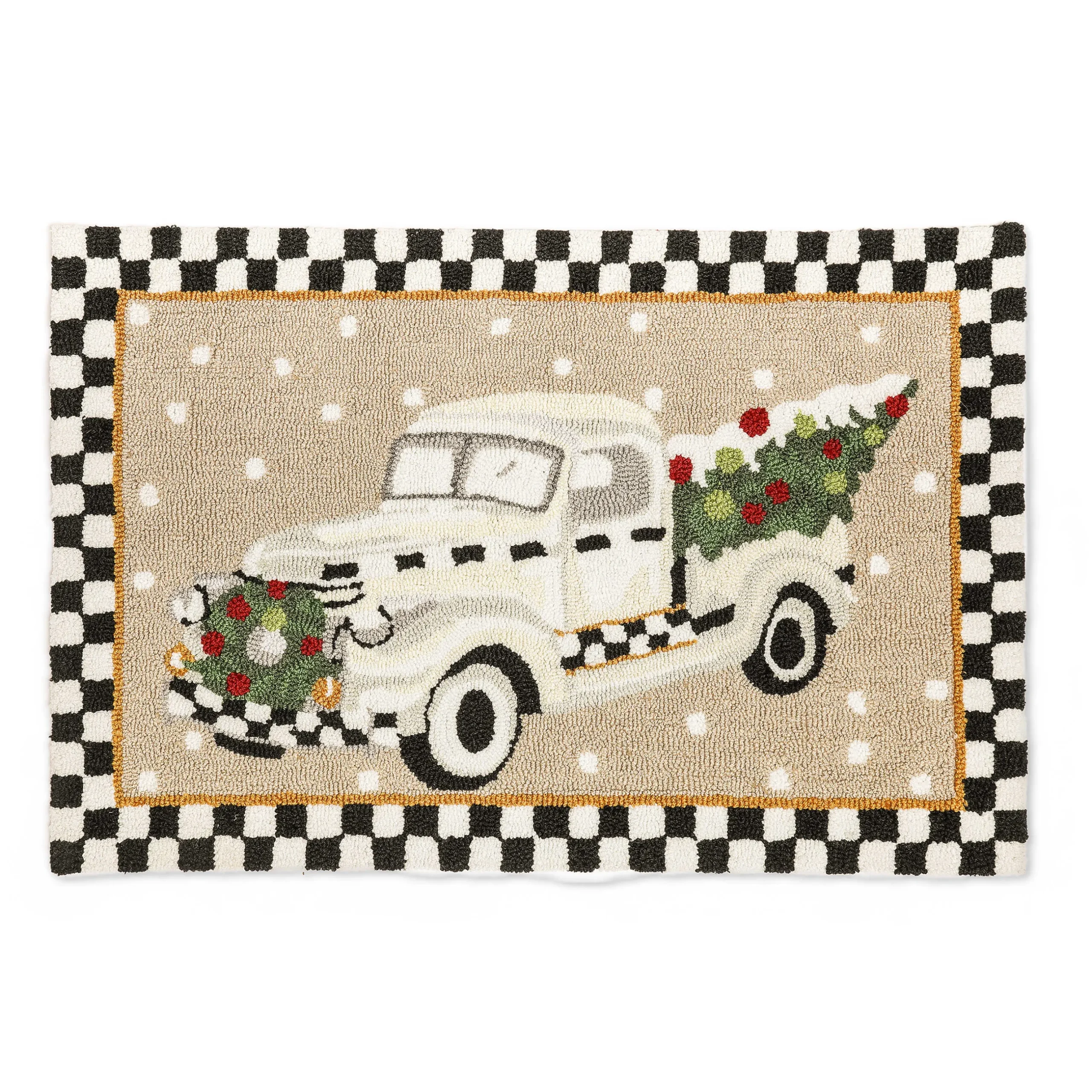 Holiday|Rugs|MacKenzie-Childs Farmhouse Truck 2' x 3' Rug