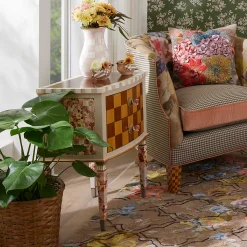 Storage Furniture|Living Room|MacKenzie-Childs Field Study Check Accent Chest