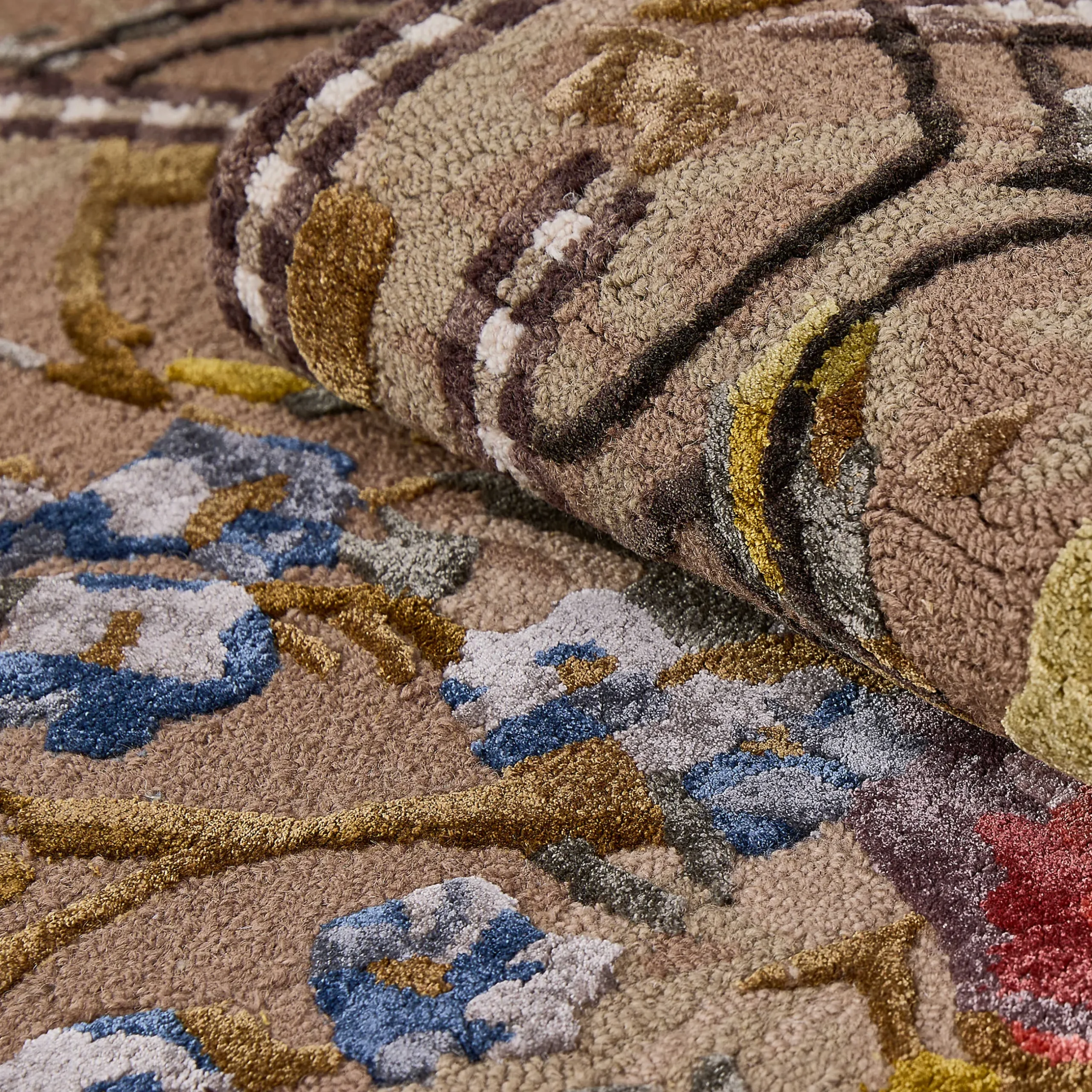 Rugs|MacKenzie-Childs Field Study Floral 6' Octagon Rug