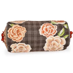 Pillows, Throws, & Cushions|MacKenzie-Childs Field Study Floral Beaded Bolster