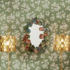 Room Accents|MacKenzie-Childs Field Study Oval Wall Mirror